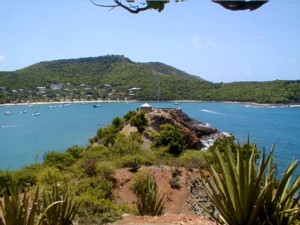 Fort Berkley looking towards English Harbor