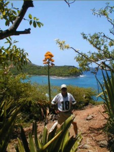Ed on Shirley Heights