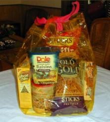 Snacks are a cinch to find for the person on watch