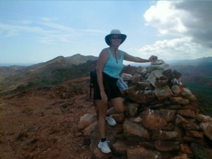 Putting my rock on the cairn