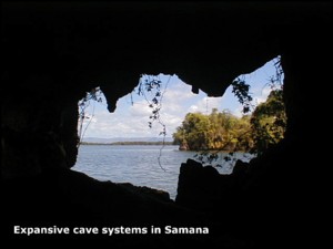 Parque National los Haitises caves