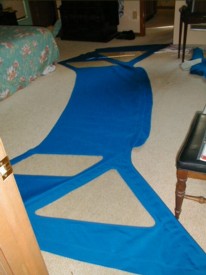 Back half of the dodger awaiting integration into the finished product
