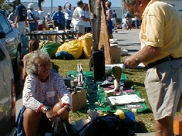 Most have bits and pieces of rigging, safety equipment etc.